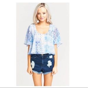 Show Me Your Mumu Kourtney Crop Top